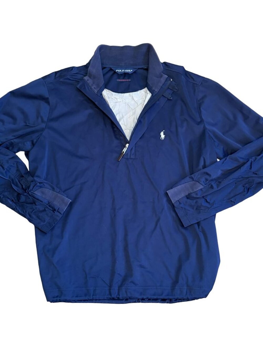 Vintage Polo Golf Ralph Lauren Navy Pullover Windbreaker Men's L 90s Sportwear